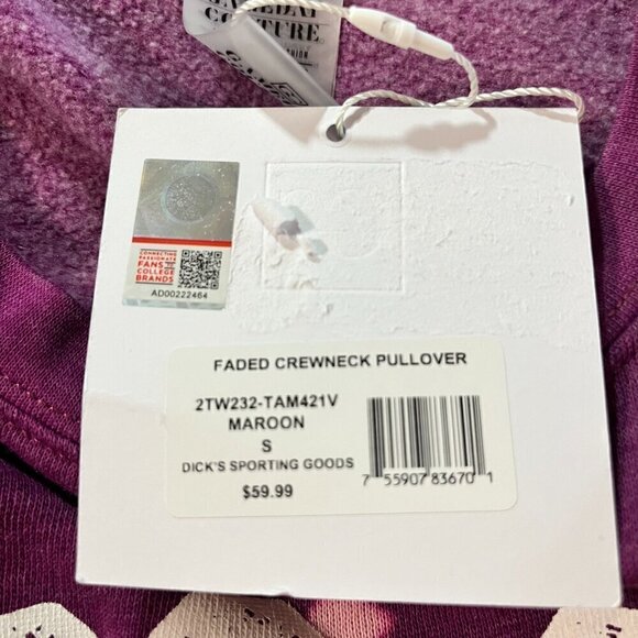 Women's Texas A & M Faded Crewneck Sweatshirt, Size Small - Picture 8 of 8